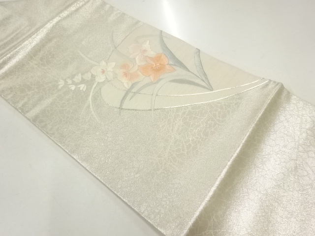 JAPANESE KIMONO / NAGOYA OBI / FLOWER & PLANT